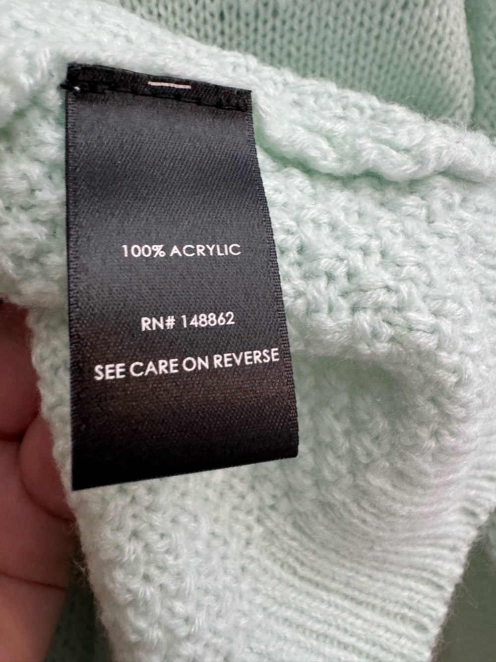 TORRID - NWT Mint V-Neck Knit Sweater - Size 1 - Picture 5 of 9